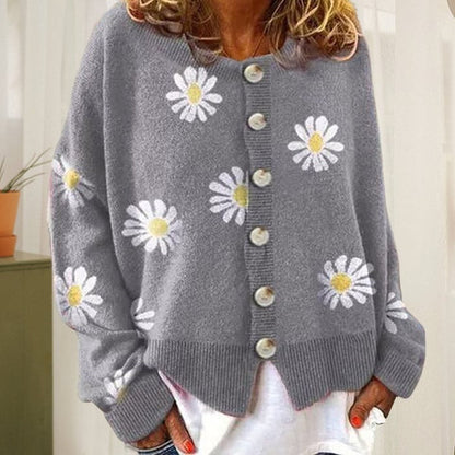 Angel™  Cute Cardigan With Daisies