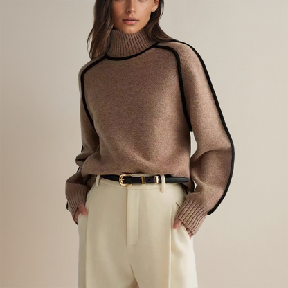 Angelina™ Knitted Turtleneck Sweater