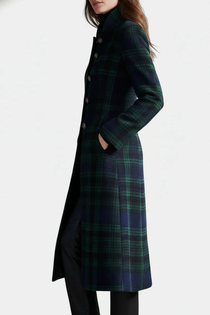 Audrey | Timeless Plaid Elegant Coat