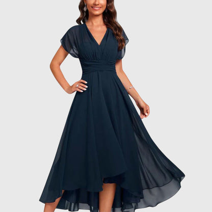 Clara V-Neck A-Line Dress