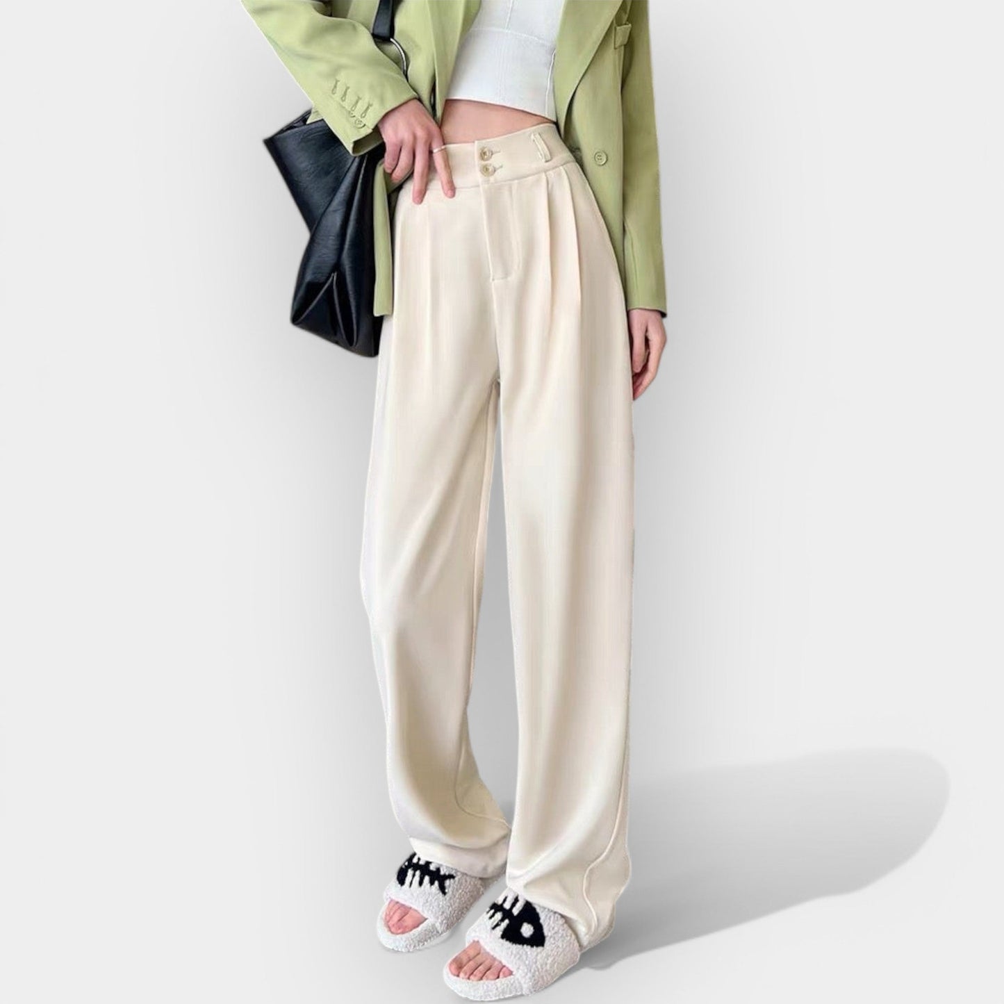 Korean-Inspired Wide-Leg Trousers