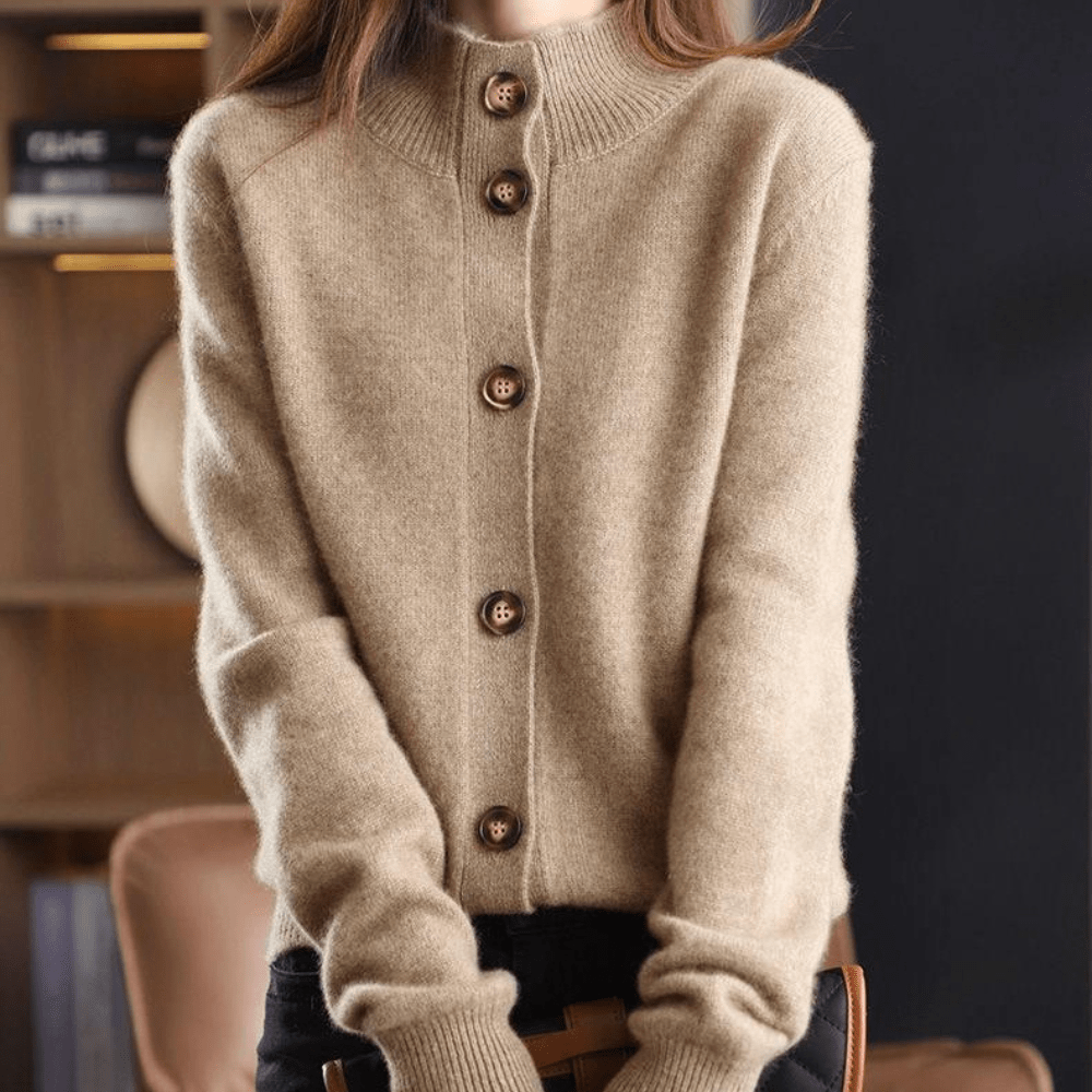 Anny™ - Luxurious Cashmere Knit Cardigan