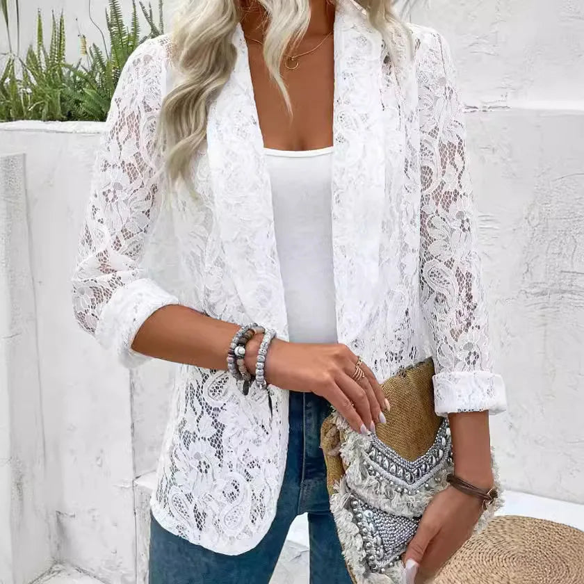 Dee™  Stylish blazer with floral print