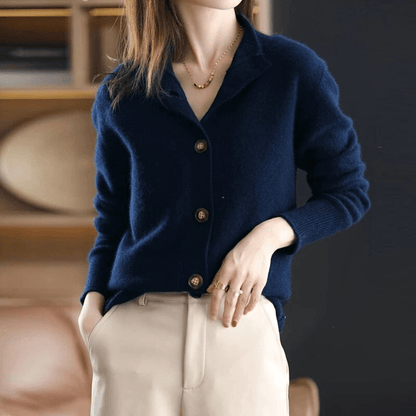 Anny™ - Luxurious Cashmere Knit Cardigan