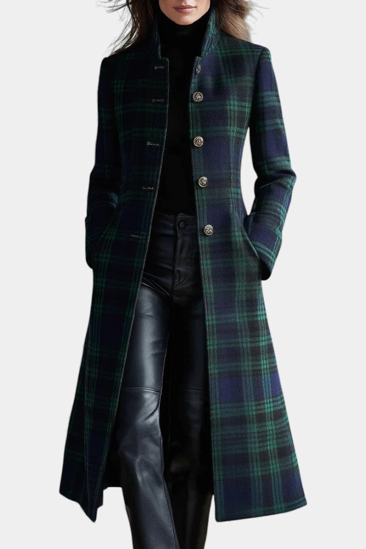 Audrey | Timeless Plaid Elegant Coat