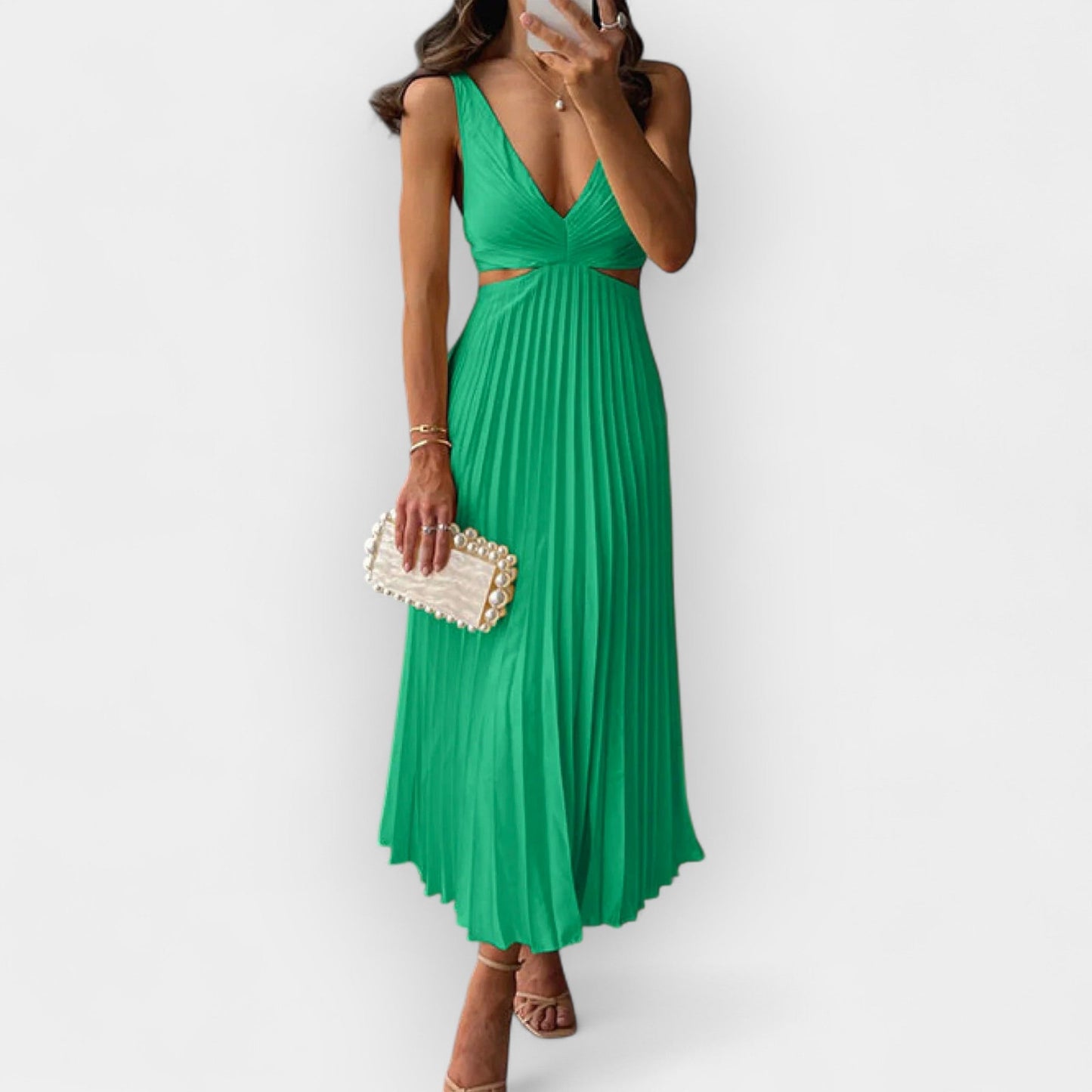 Midi Satin Dress